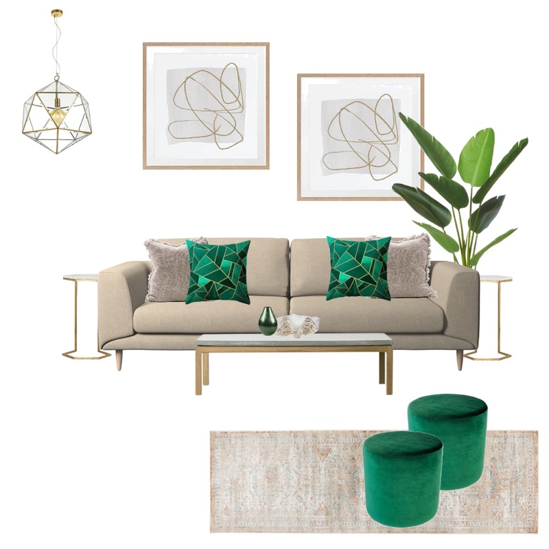 Green cushions Mood Board by amandanakhle on Style Sourcebook