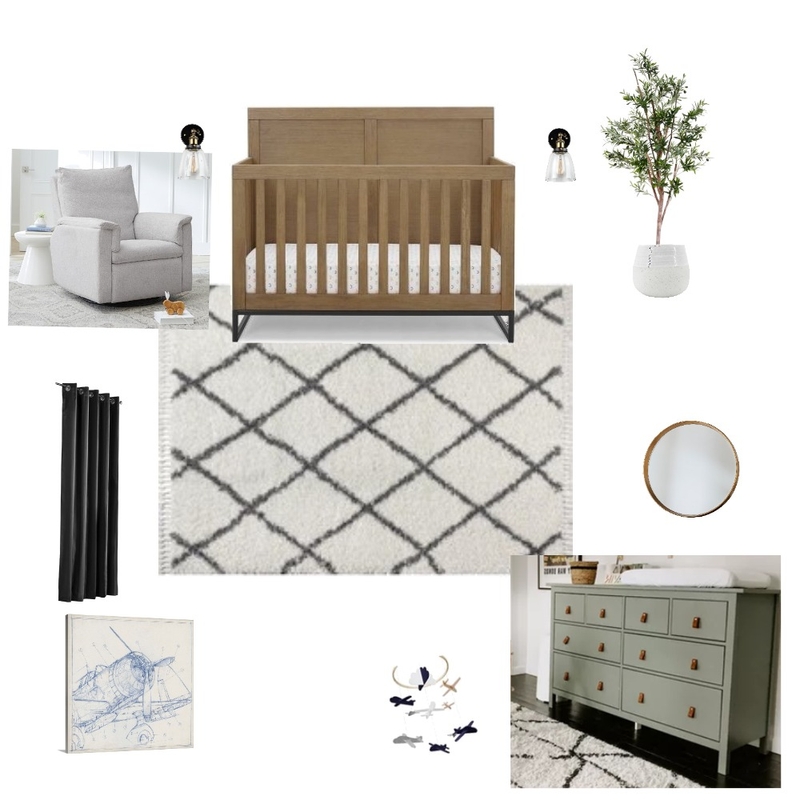 Baby nursery Mood Board by Akeedy10 on Style Sourcebook