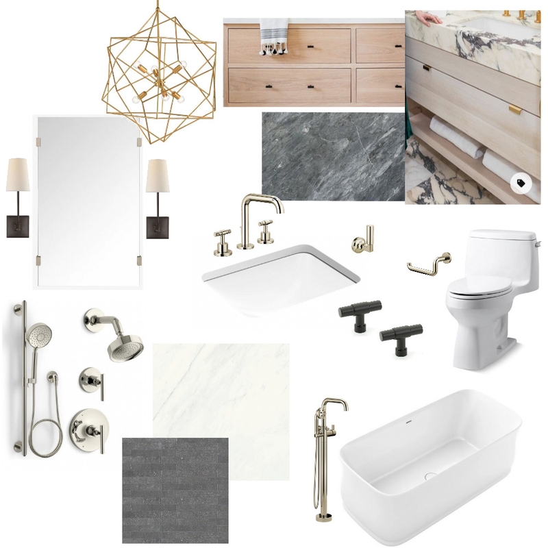 Meyer Lake House Master Bath Mood Board by Payton on Style Sourcebook