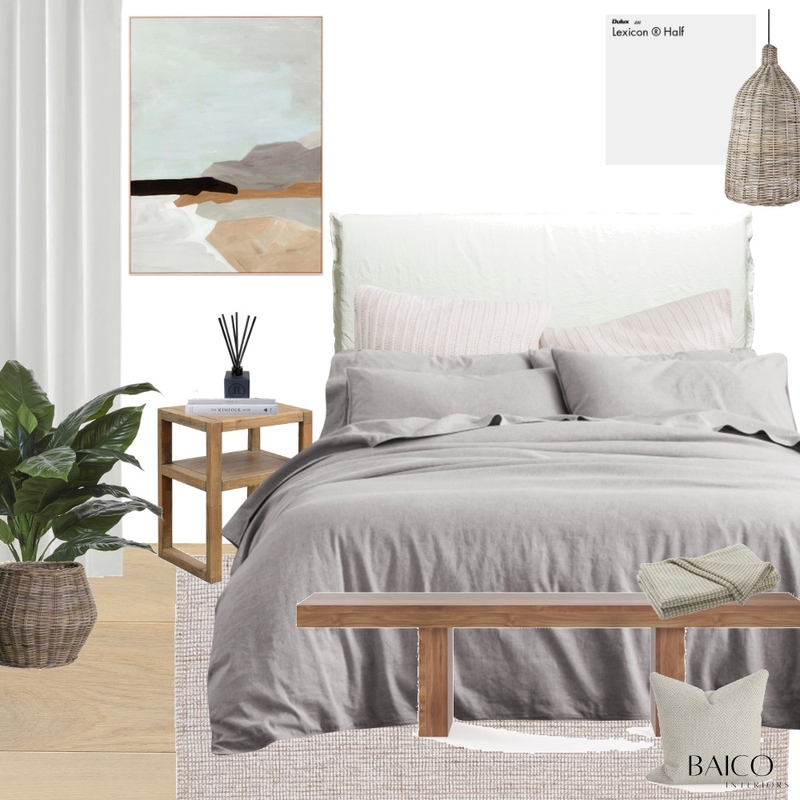 Natural Contemporary Bedroom 2 Mood Board by Baico Interiors on Style Sourcebook