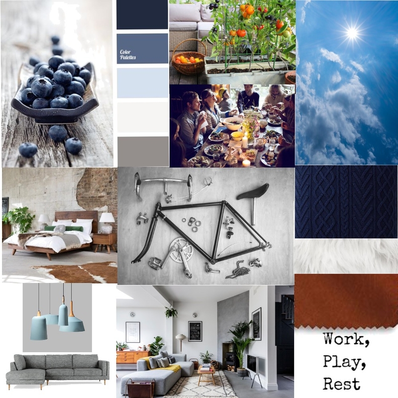 Work, Play, Rest Mood Board by RK4 on Style Sourcebook