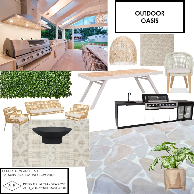 Outdoor Living Area Mood Board by alexandraross on Style Sourcebook