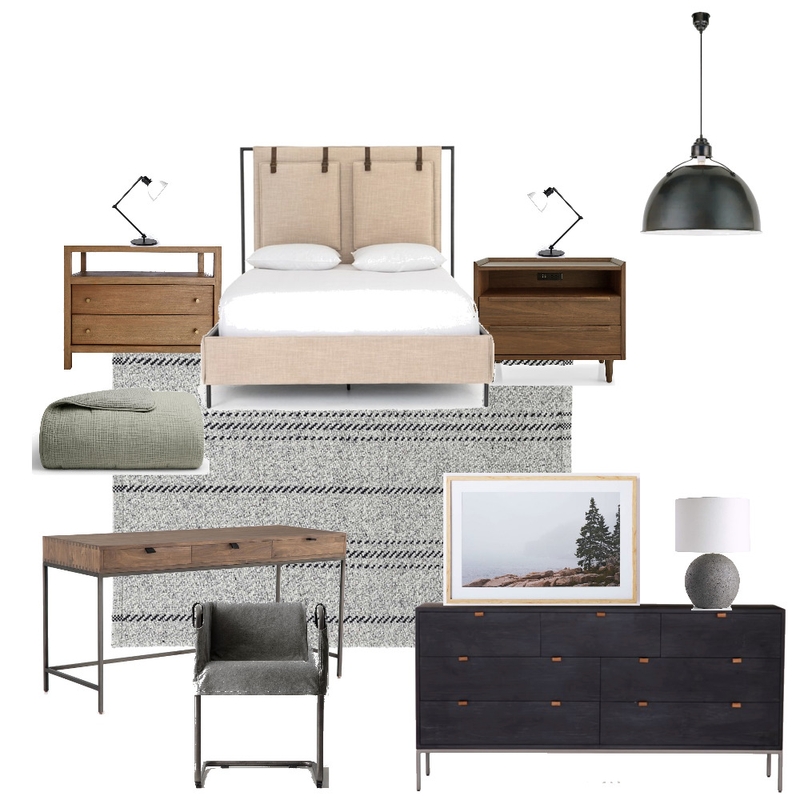 Daniel's Bedroom Mood Board by Payton on Style Sourcebook