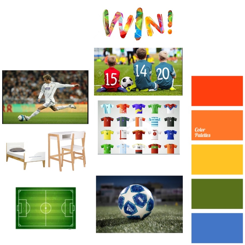 Boy room football fan Mood Board by Nazgol12 on Style Sourcebook