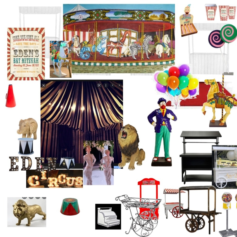 Eden's Circus Mood Board by Batya Bassin on Style Sourcebook