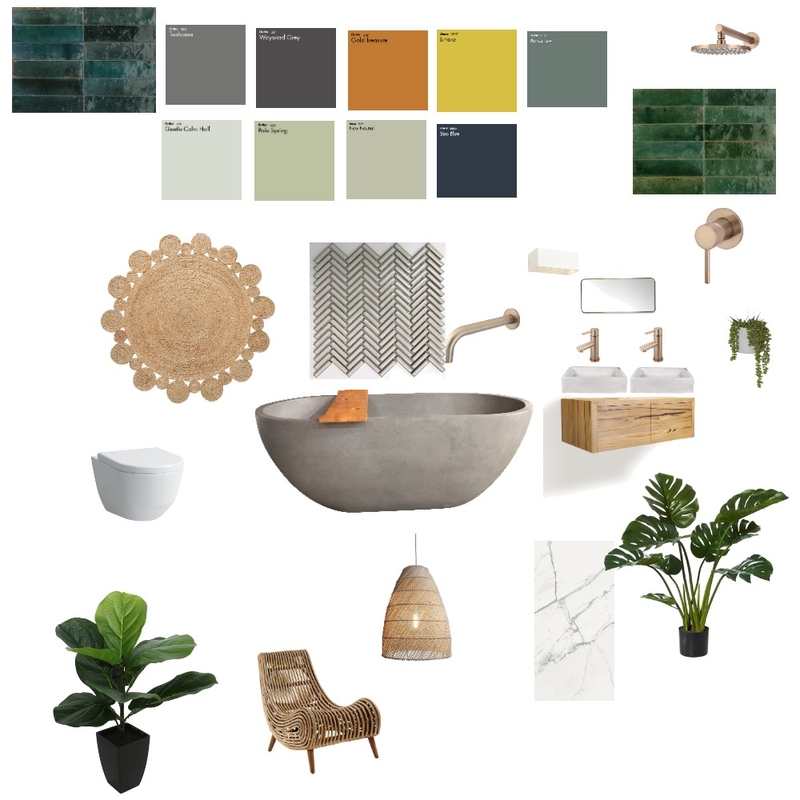 Bathroom May 2022 Mood Board by Hilary Bowen on Style Sourcebook