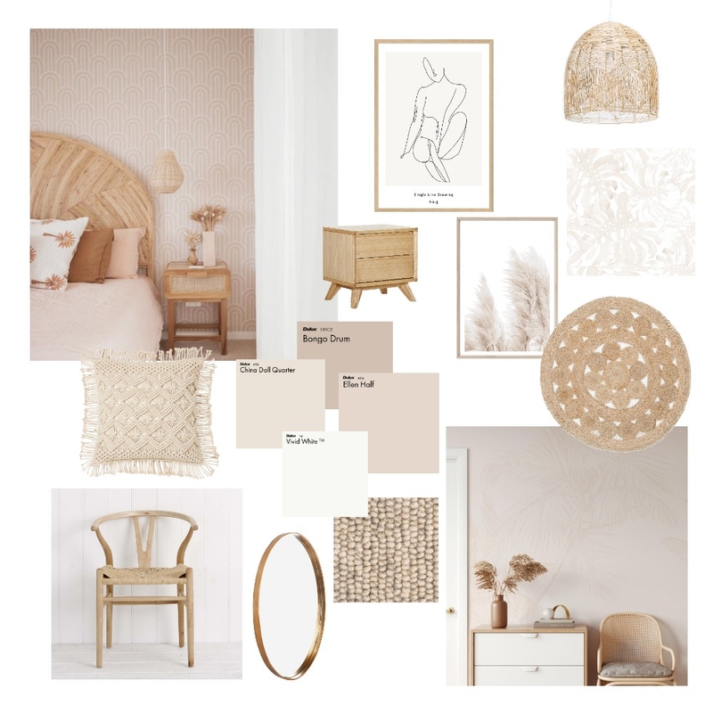 Boho Adult Bedroom 2 Mood Board by rachaelkirkwood on Style Sourcebook