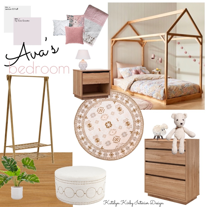 Ava’s Bedroom Mood Board by Katelyn Kirby Interior Design on Style Sourcebook