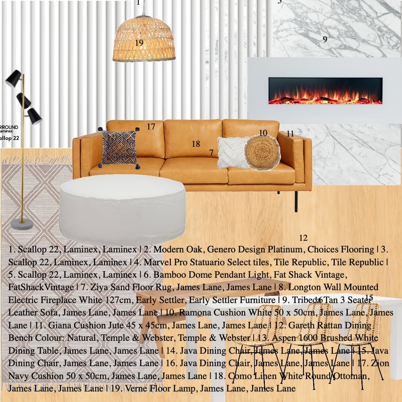 Natural and Contemporary Mood Board by gigi1500 on Style Sourcebook