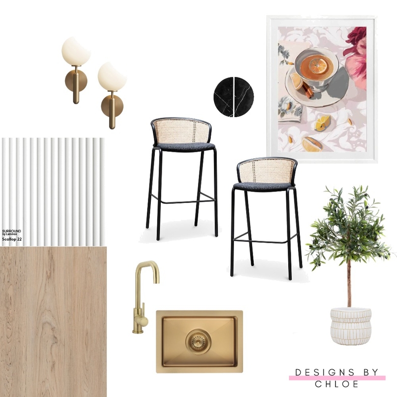 Black and brass kitchen selections Mood Board by Designs by Chloe on Style Sourcebook