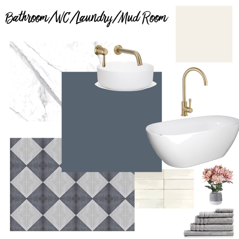 Butters Close Bathroom/Laundry/Mudroom Mood Board by CloverInteriors on Style Sourcebook