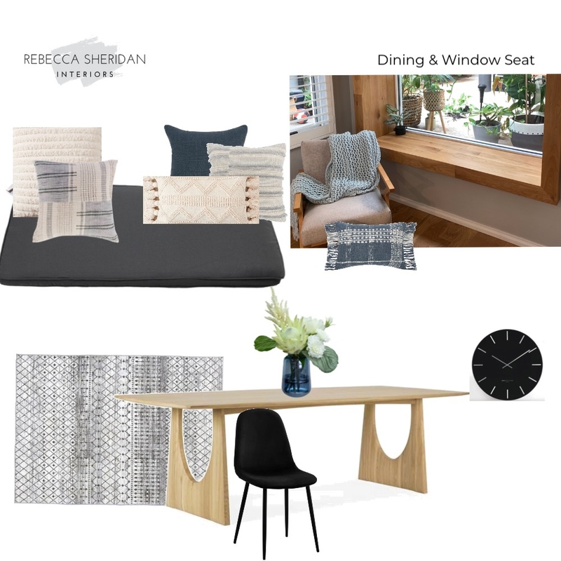 Dining & Window Seat Mood Board by Sheridan Interiors on Style Sourcebook