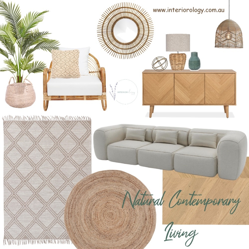 Natural Contemporary Style Mood Board by interiorology on Style Sourcebook