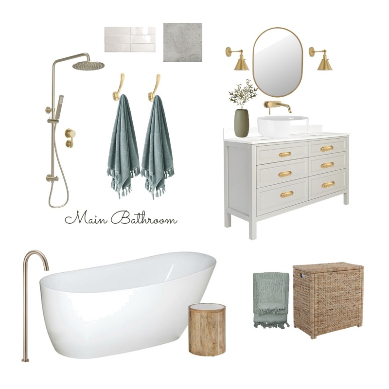 Main bathroom Mood Board by liz.hore on Style Sourcebook