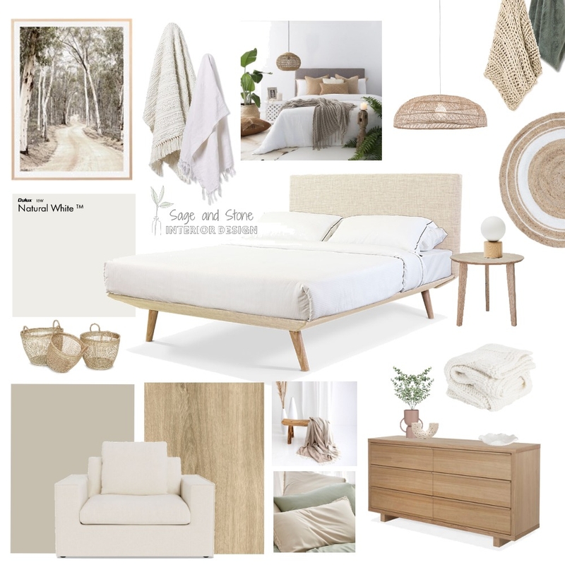 Natural Contemporary Bedroom Mood Board by Jaylene Green on Style Sourcebook