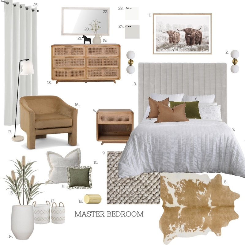 Australiana Master Bedroom Mood Board by DKB PROJECTS on Style Sourcebook