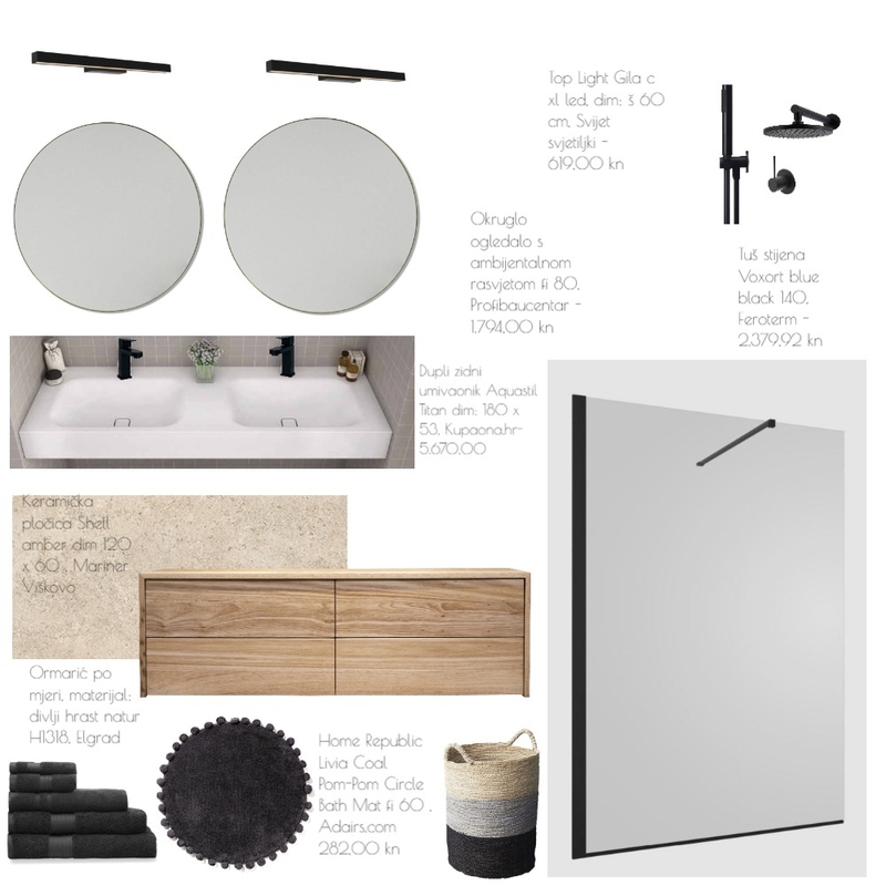 Paurević Bathroom Mood Board by acikovic on Style Sourcebook