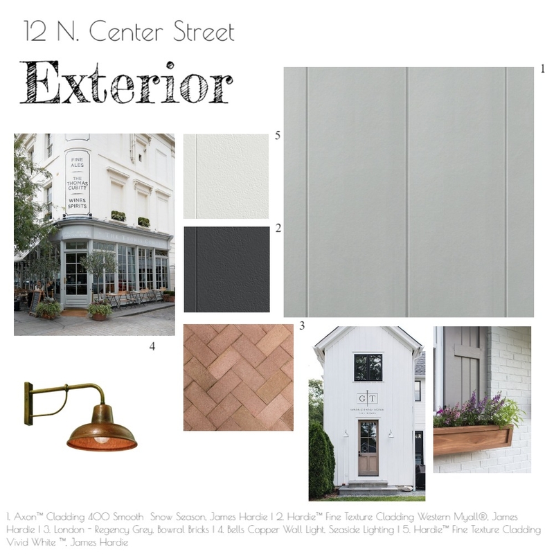 12 n center exterior Mood Board by Abblanddesigns on Style Sourcebook