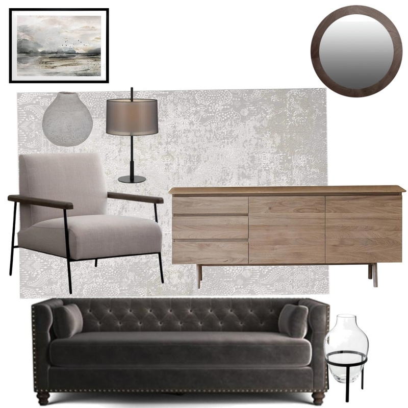 Formal Lounge - Mixed Walnut & Black Mood Board by Moniza on Style Sourcebook