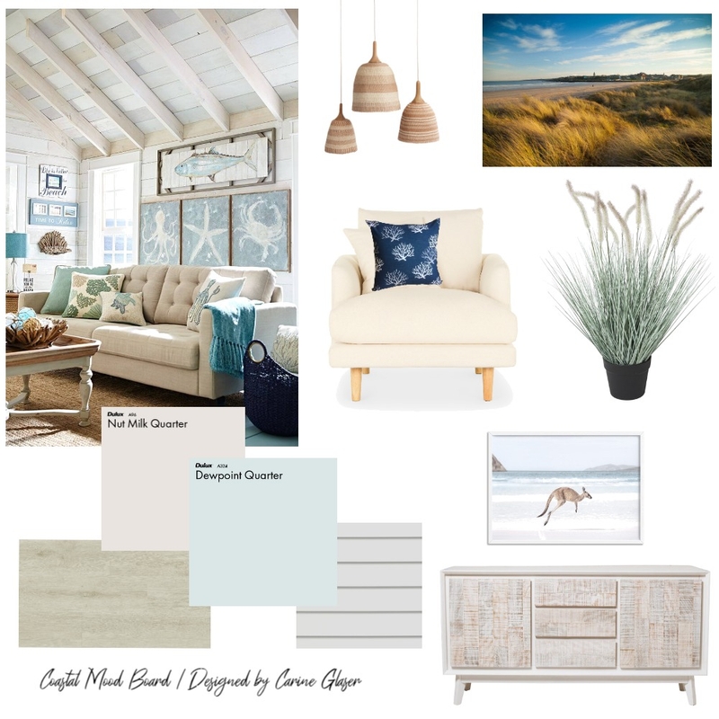 Coastal Mood Board Mood Board by Carine on Style Sourcebook