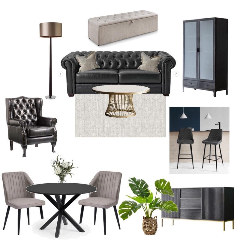 The Townhouse Living Ideas V6 Mood Board by H | F Interiors on Style Sourcebook