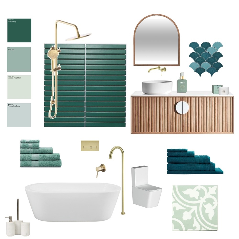 green Mood Board by allison frantz on Style Sourcebook