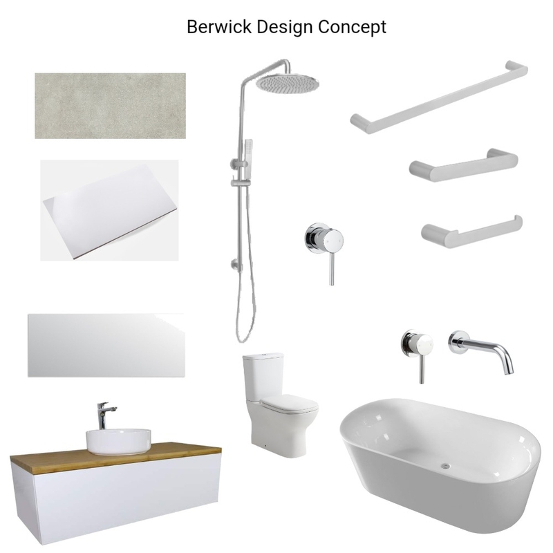 Berwick Design Mood Board by Hilite Bathrooms on Style Sourcebook