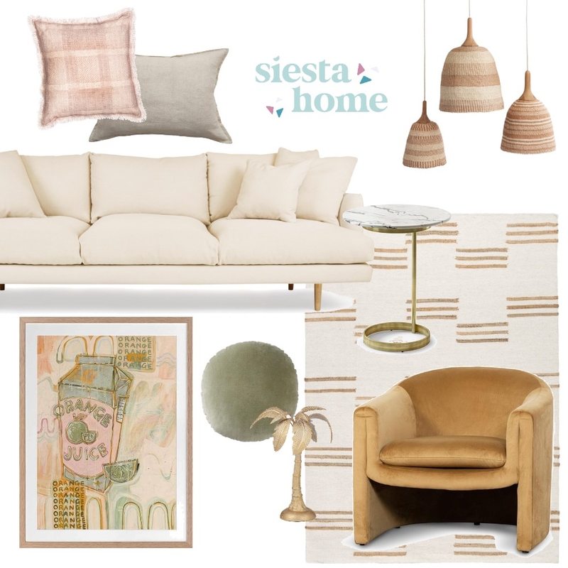 Boho Lux Mood Board by Siesta Home on Style Sourcebook