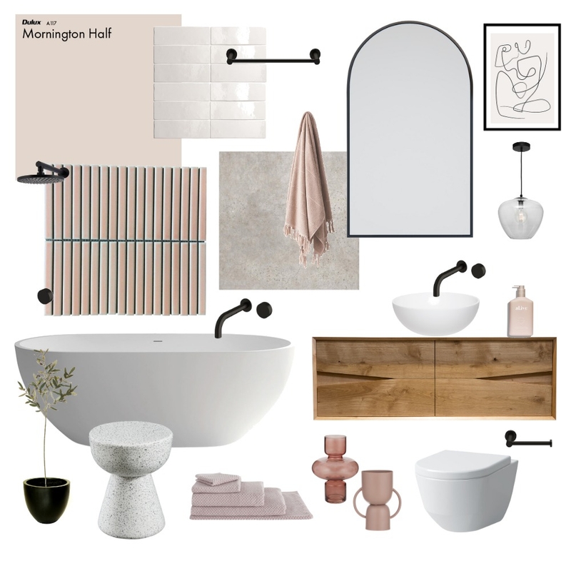 Contemporary Bathroom Mood Board by Georgia Roe on Style Sourcebook