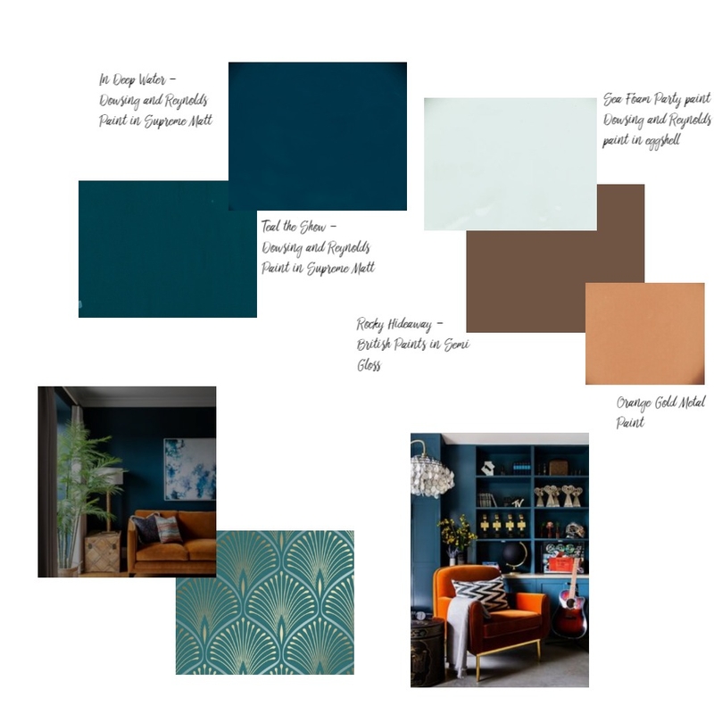 mod 6 compl blue and orange guest Mood Board by kellyk on Style Sourcebook