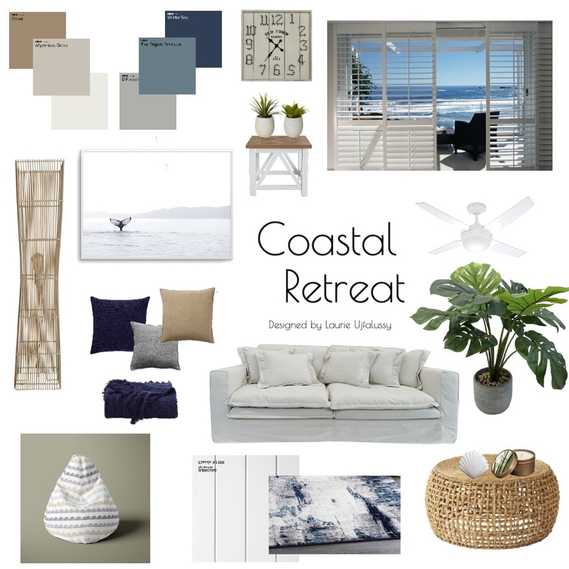 Coastal Retreat Mood Board by Laurie on Style Sourcebook