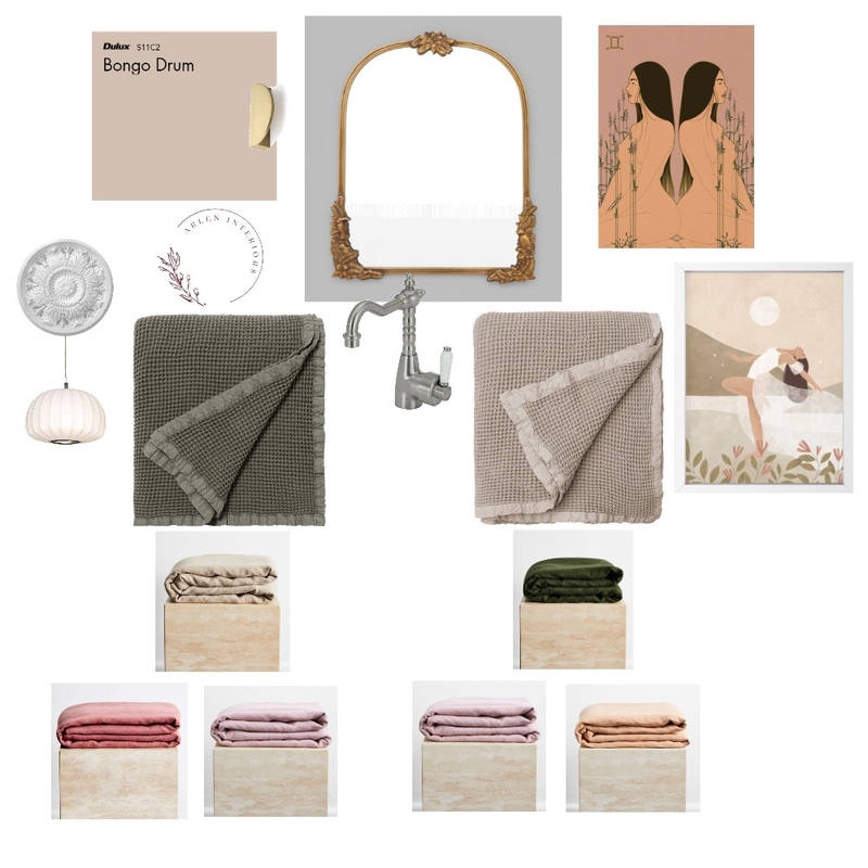 Le Beau Room - Treatment room bed linen Mood Board by Arlen Interiors on Style Sourcebook