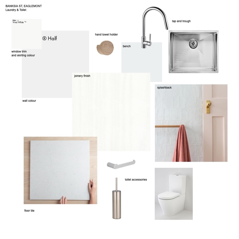 Projects - Banksia St - Laundry Mood Board by Michael Ong on Style Sourcebook