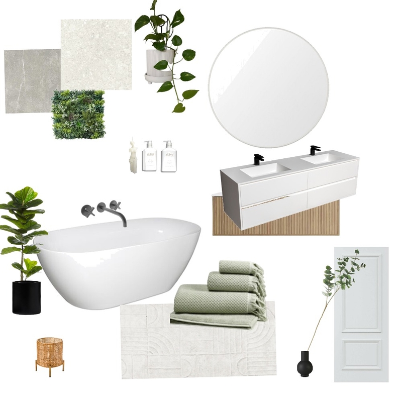 Bathroom Mood Board Mood Board by kelstylingspace on Style Sourcebook