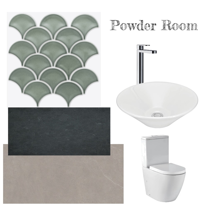 Powder Room Mood Board by tpace on Style Sourcebook