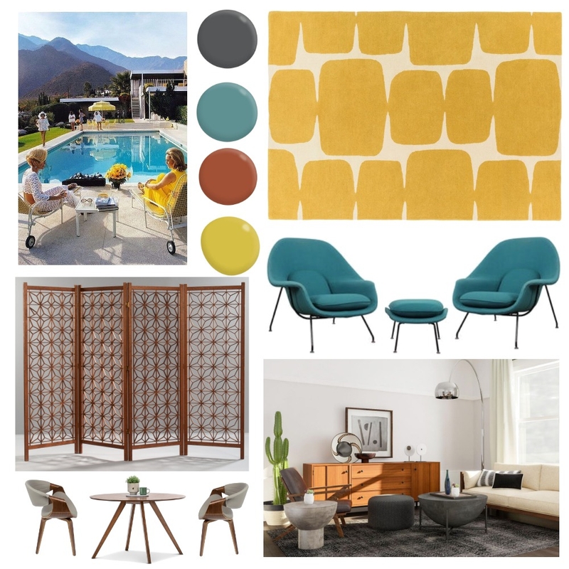 Mid century modern Mood Board by carwal on Style Sourcebook