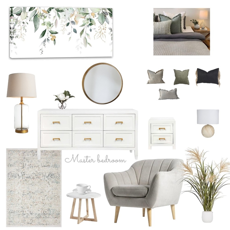 Joannas Master Bedroom 2 Mood Board by Ledonna on Style Sourcebook