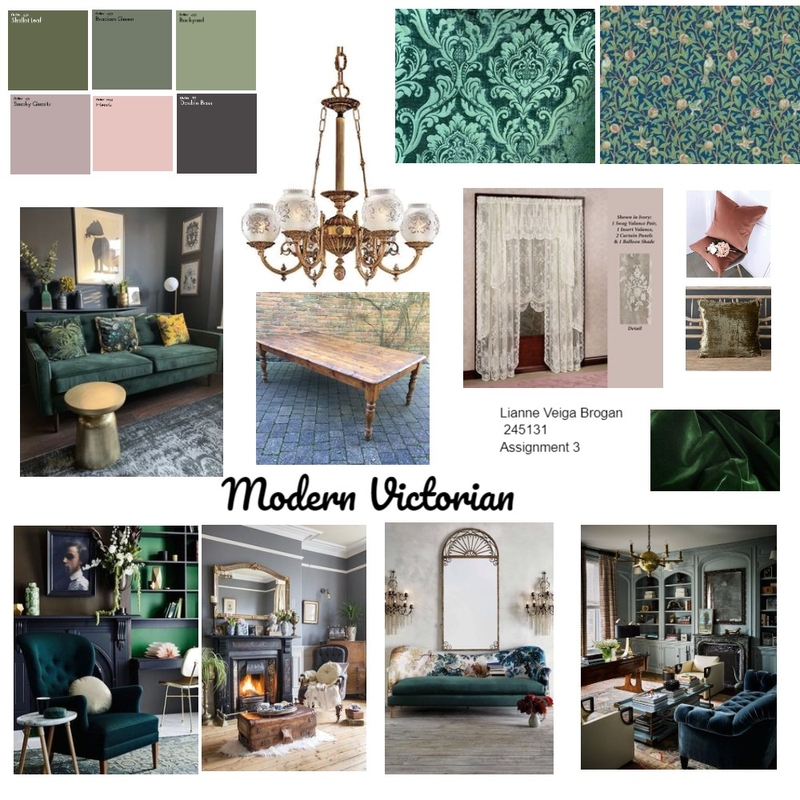 Modern Victorian Mood Board by lianne veiga-brogan on Style Sourcebook