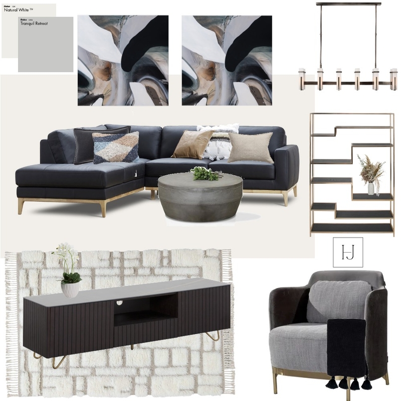 Living room Mood Board by Hidden Jewel Interiors on Style Sourcebook