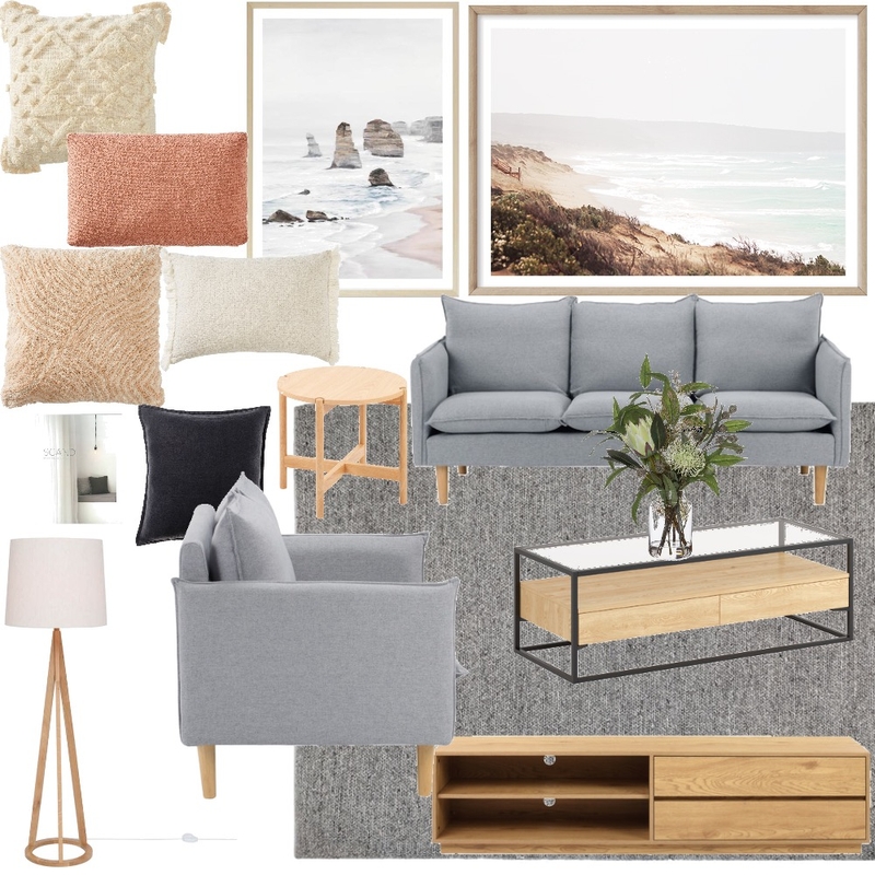 Main loungeroom Mood Board by Meg Caris on Style Sourcebook