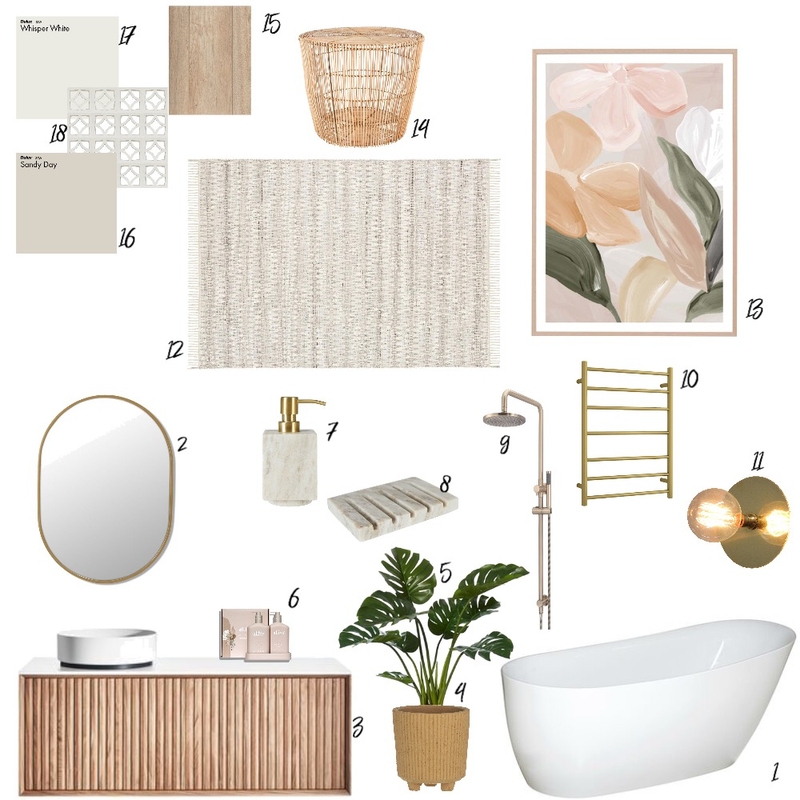 Bathroom Mood Board by Larissa Oliveira on Style Sourcebook