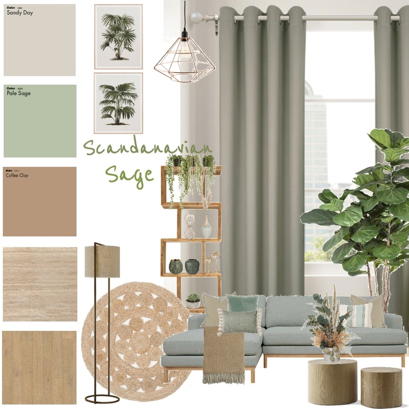 Scandinavian Sage Mood Board by Nicole Beavis on Style Sourcebook