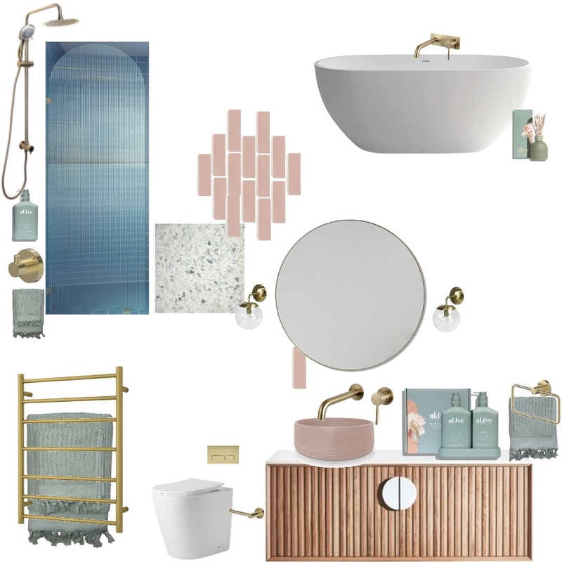 Bathroom mood board x1 Mood Board by bethannie96 on Style Sourcebook