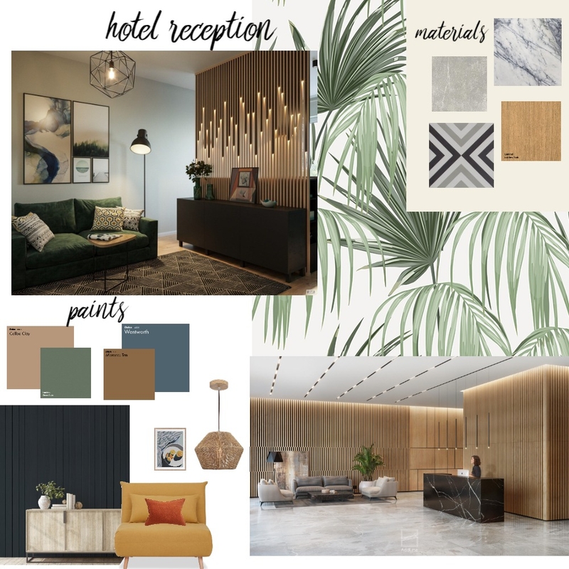 hotel reception Mood Board by erma on Style Sourcebook