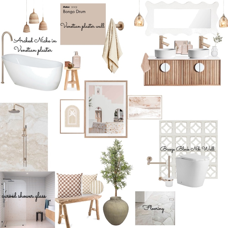 Coastal Morrocan Bathhouse Mood Board by Tamara'sdesigns on Style Sourcebook