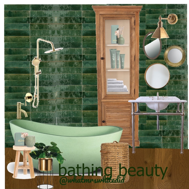 BATHROOM BEAUTY Mood Board by WHAT MRS WHITE DID on Style Sourcebook