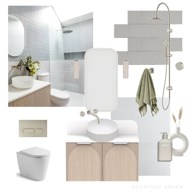 Calming ensuite bathroom Mood Board by White Soul Studio on Style Sourcebook