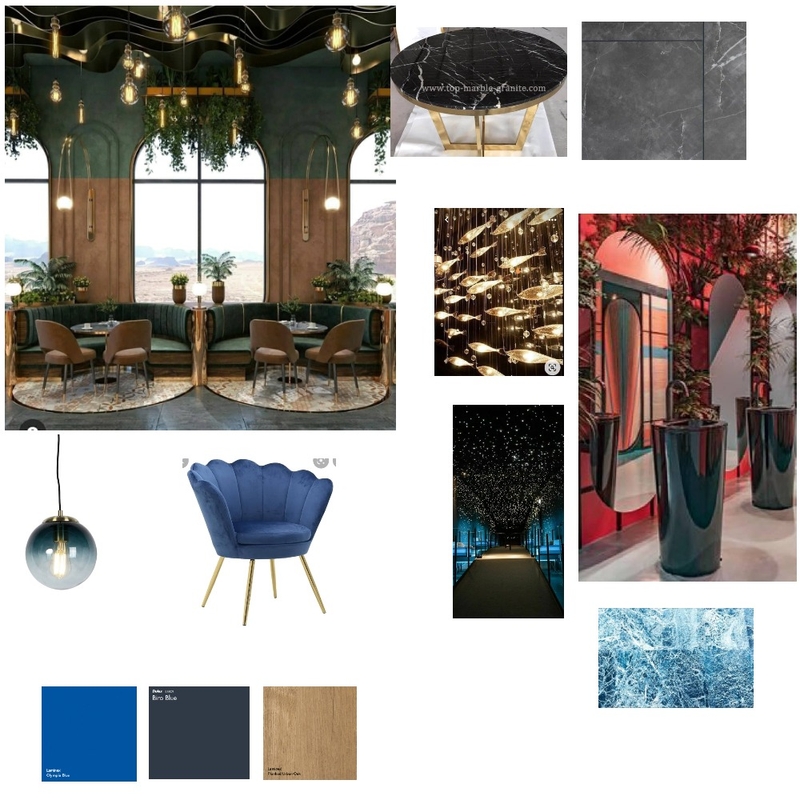 restaurant Mood Board by SarraMproufa on Style Sourcebook