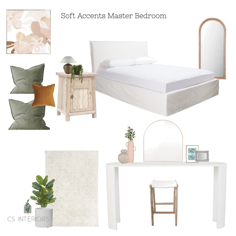 Rachael Master Bedroom Option 2 Mood Board by CSInteriors on Style Sourcebook