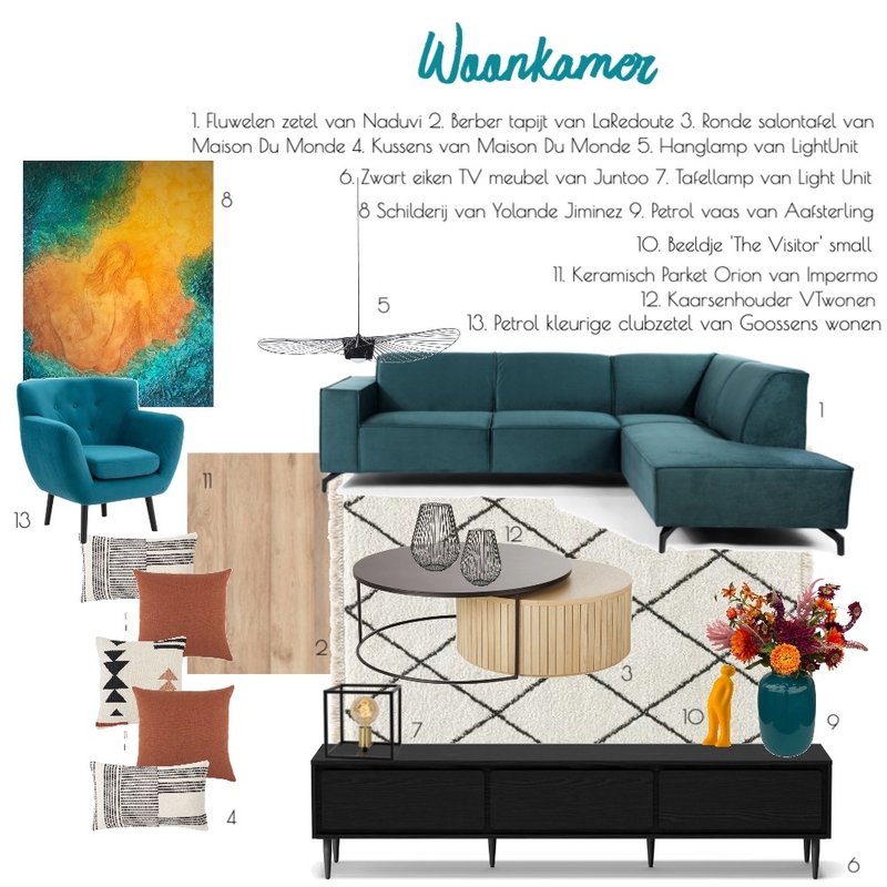 Woonkamer Mood Board by JolienDelestinne on Style Sourcebook